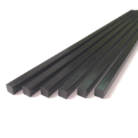 Square Shaped Pultruded carbon fiber rod