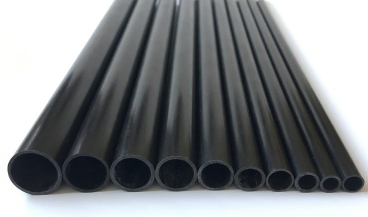 Round Shaped Pultruded Carbon fiber tube