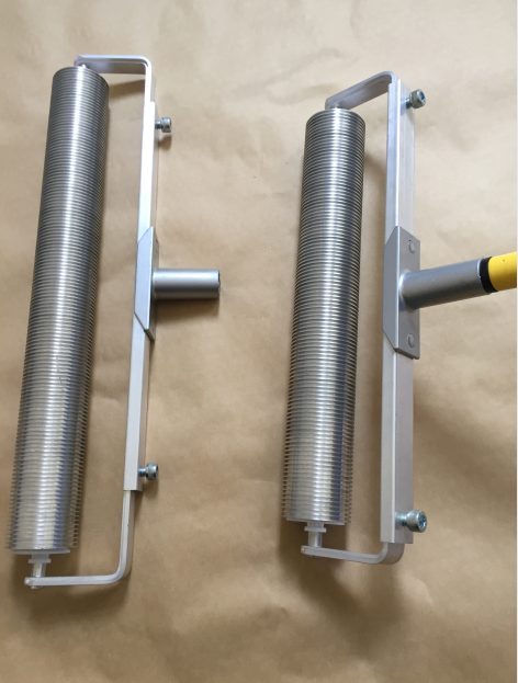 Vertical-Groove Ribbed Rollers