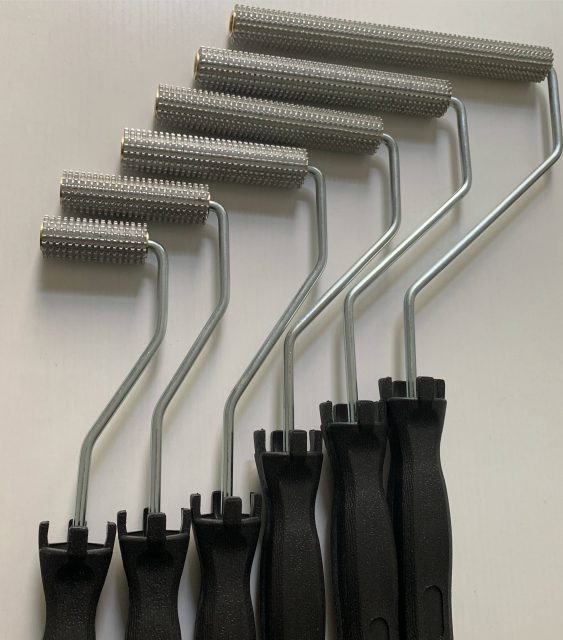 Aluminum Bristle Spike Rollers